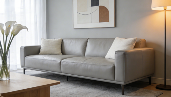 Living Room Genuine Leather Sofa Living Room Genuine Leather Sofa