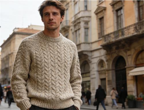 Men Wearing Wool Sweater Men Wearing Wool Sweater